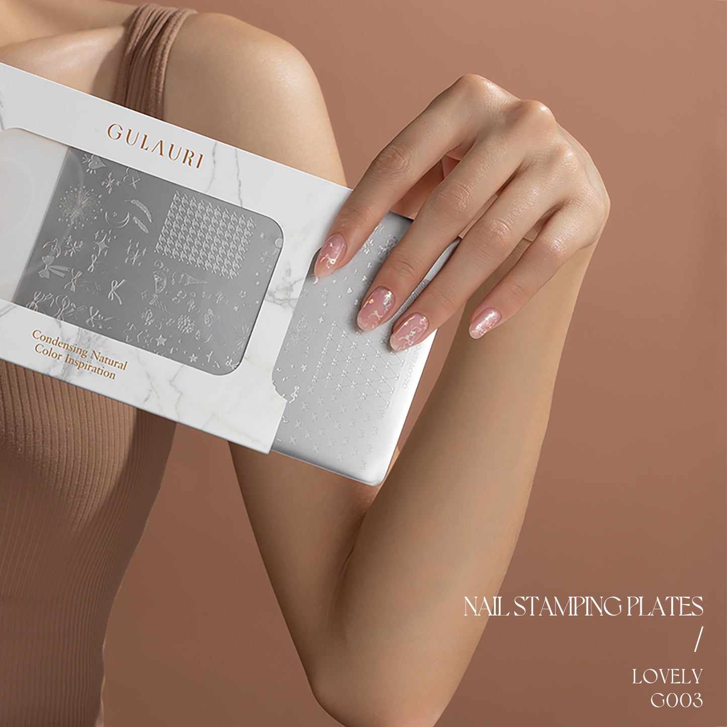 Gulauri Stamping Plate - Lovely G003