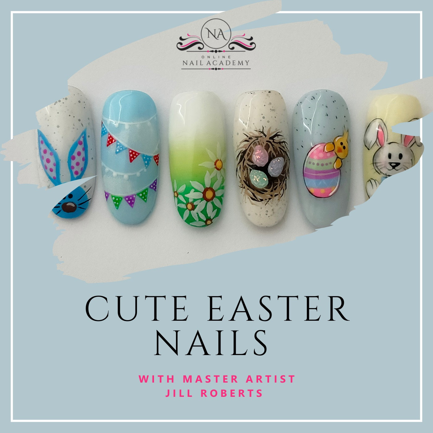 Cute Easter Nail Art Course - ONLINE COURSE