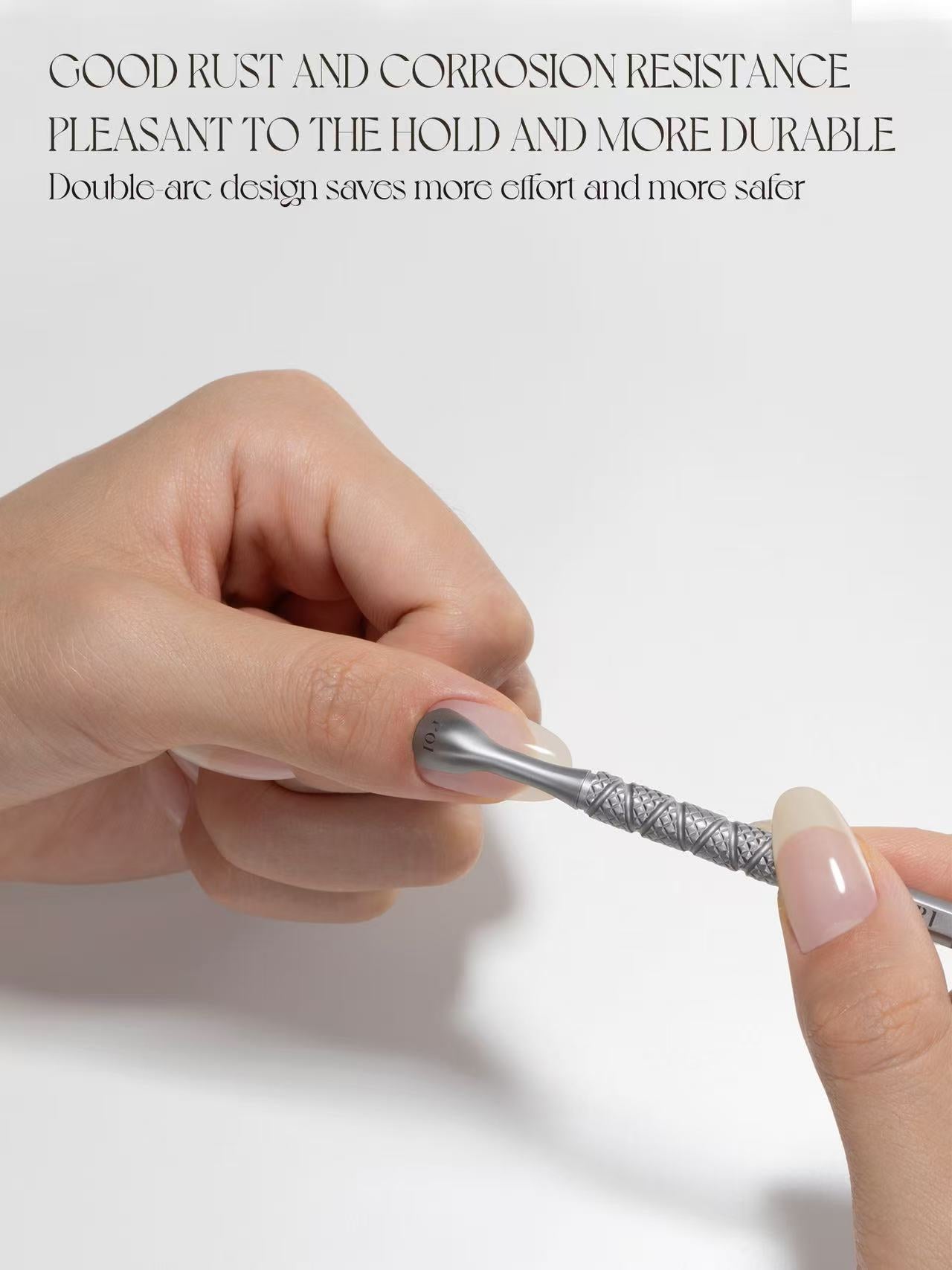 Gulauri Cuticle Pusher | Professional Double-Ended Nail Tool