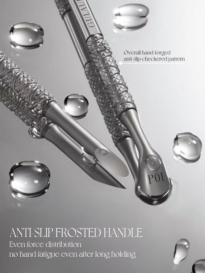 Gulauri Cuticle Pusher | Professional Double-Ended Nail Tool