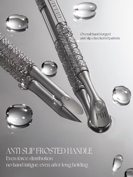 Gulauri Cuticle Pusher | Professional Double-Ended Nail Tool