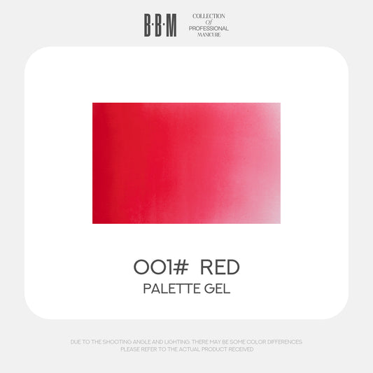 BM Barbie Mirage Palette Stamping Gel - Red