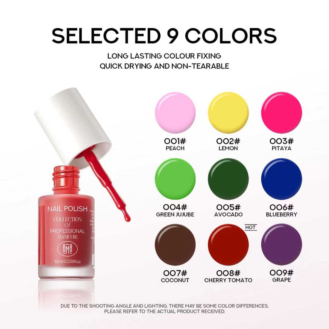 BBM Nail Polish Colour Collection 12pk