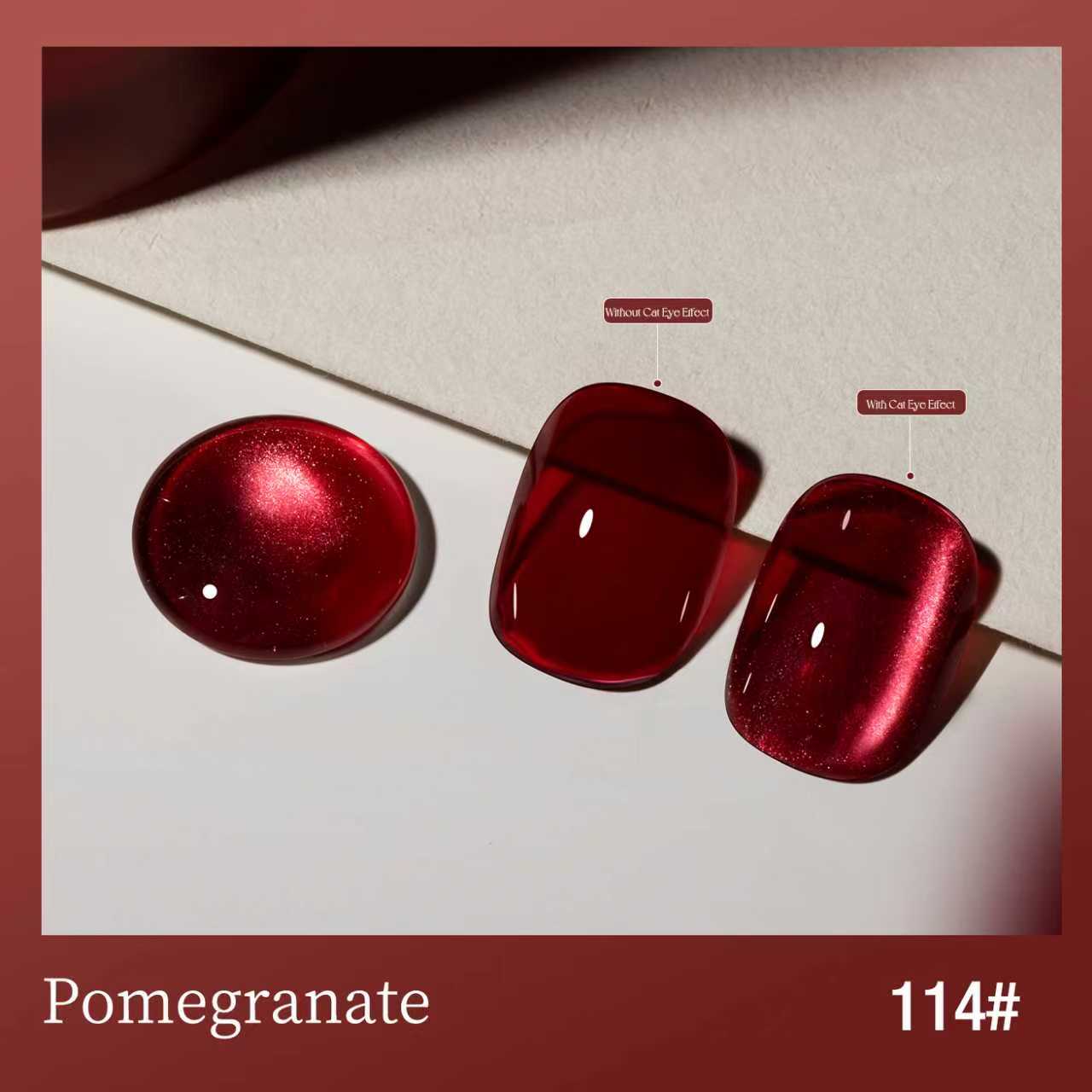 Gulauri Ruby Cats Eye Gel 3 pack