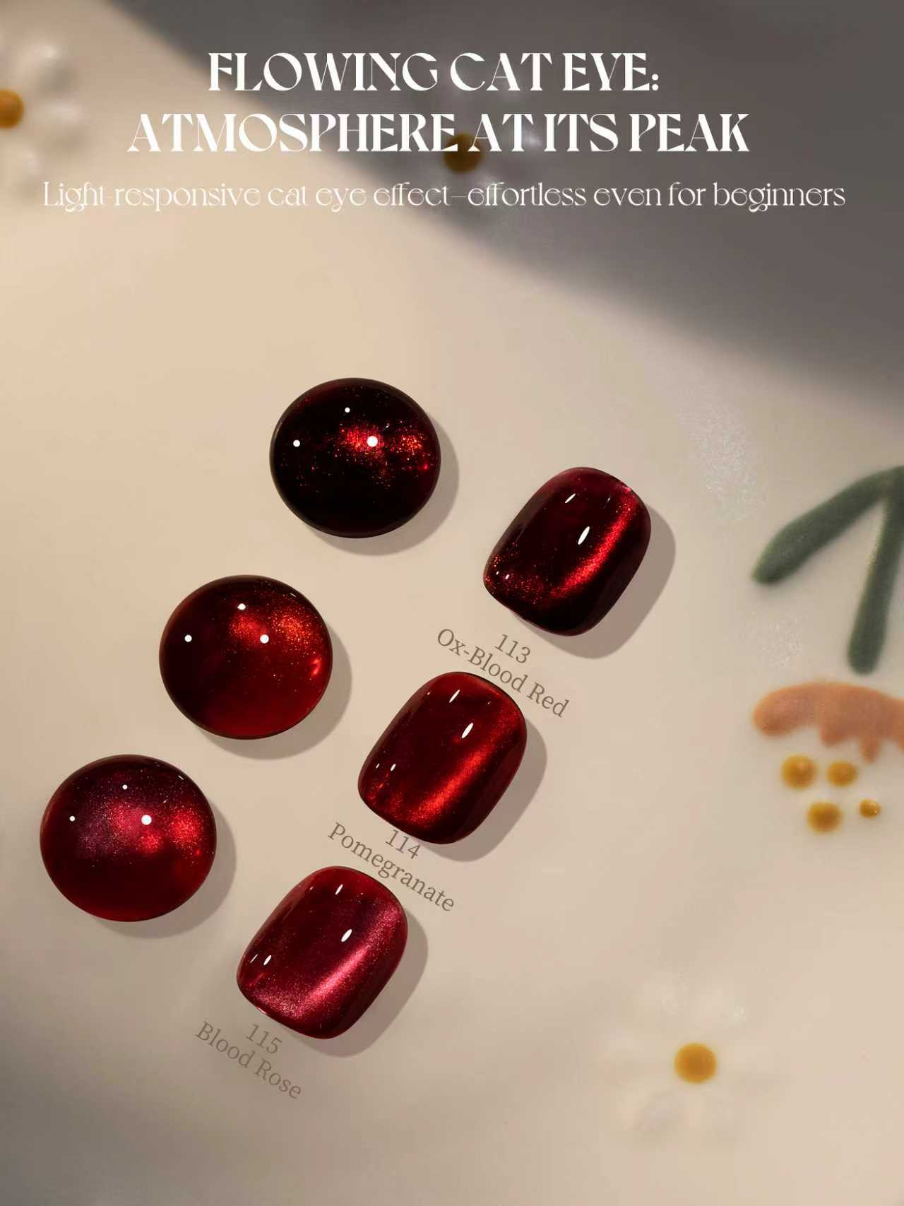 Gulauri Ruby Cats Eye Gel 3 pack