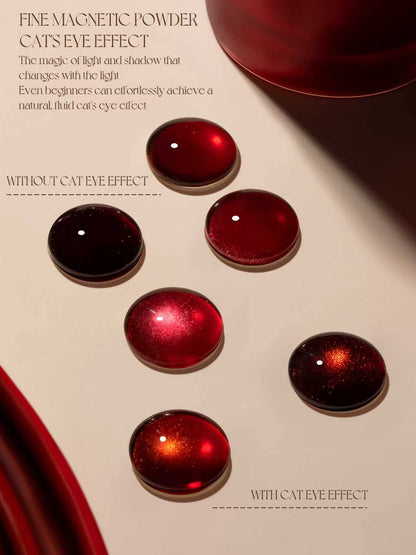 Gulauri Ruby Cats Eye Gel 3 pack