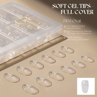 Gulauri Soft Gel Tip Extension - Oval