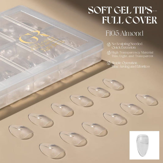 Gulauri Soft Gel Tip Extension - Almond