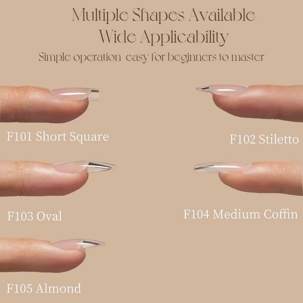 Gulauri Soft Gel Tip Extension - Oval