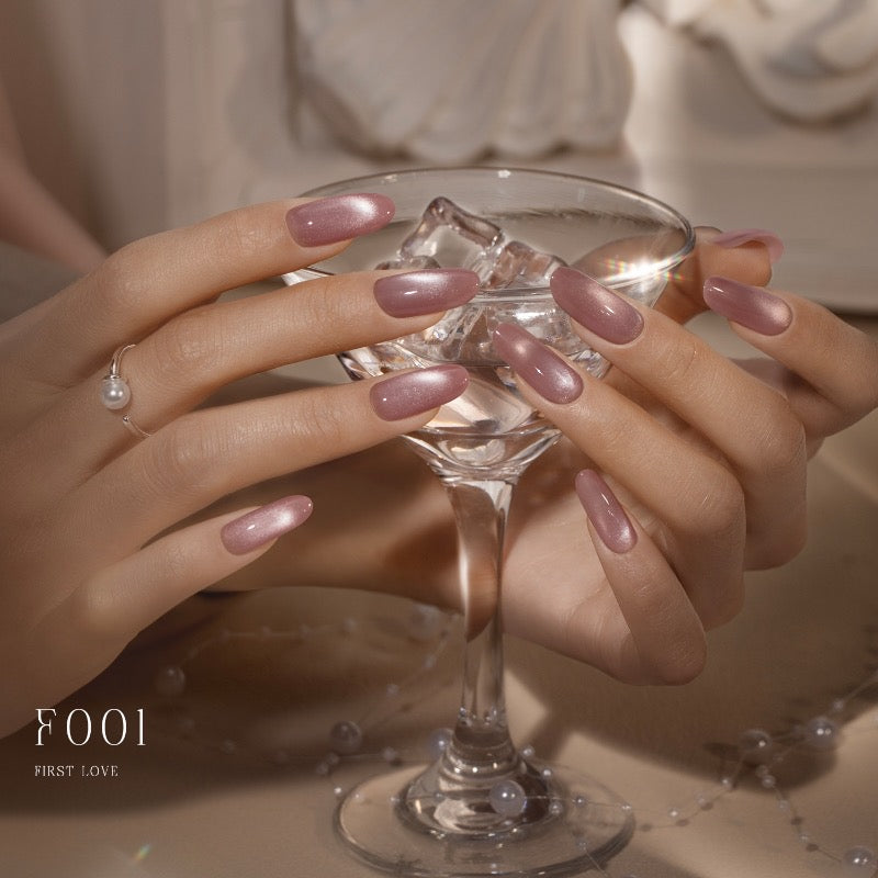 Gulauri Pink Cat Eye Collection | 5-Piece Magnetic Gel Gift Set