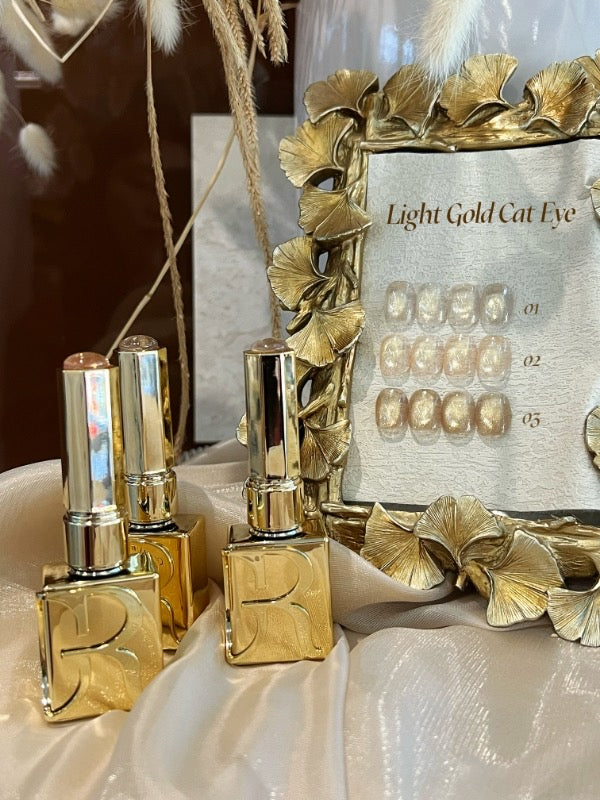 Gulauri Light Gold Cats Eye Gel 3 pack
