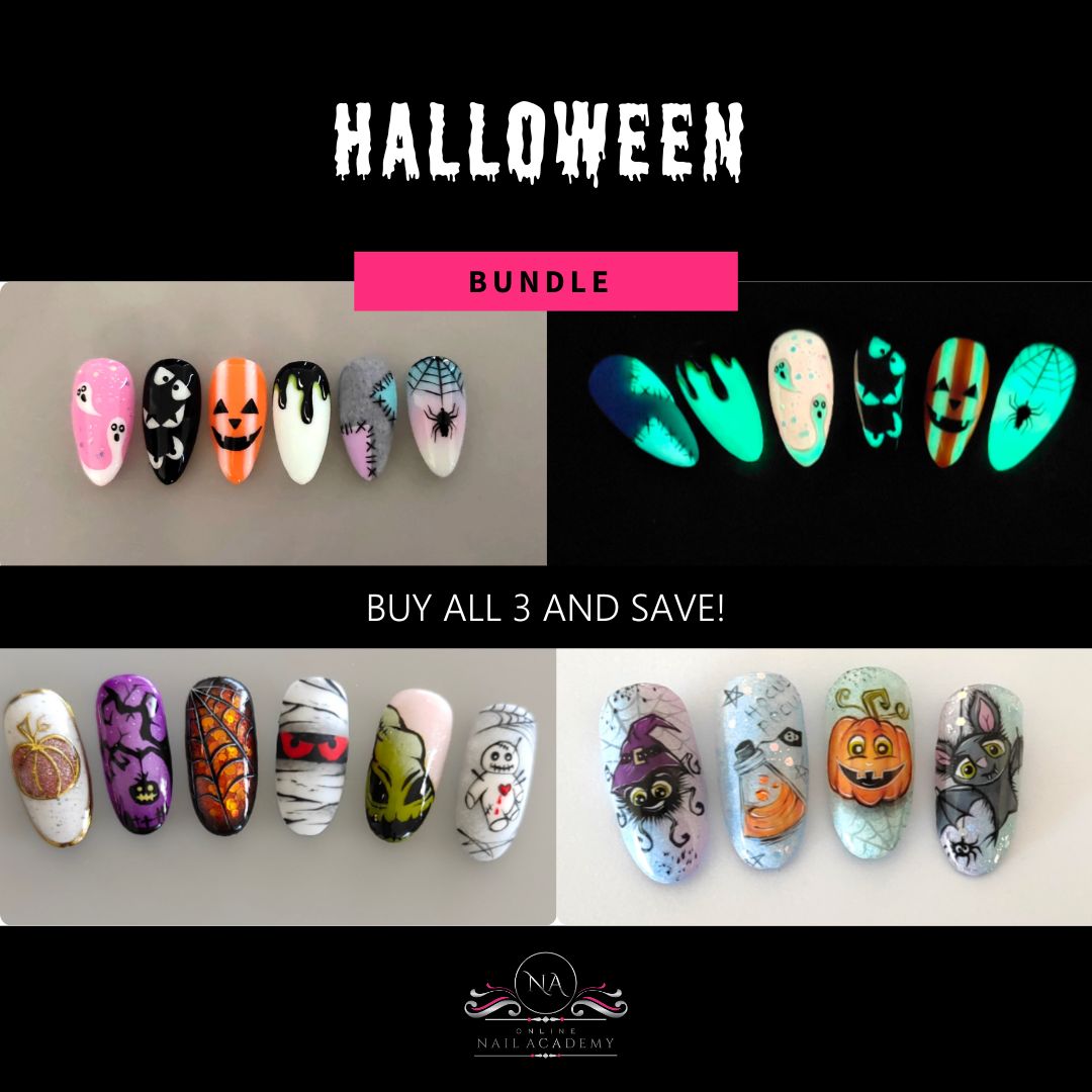 Halloween Nail Art Courses Bundle