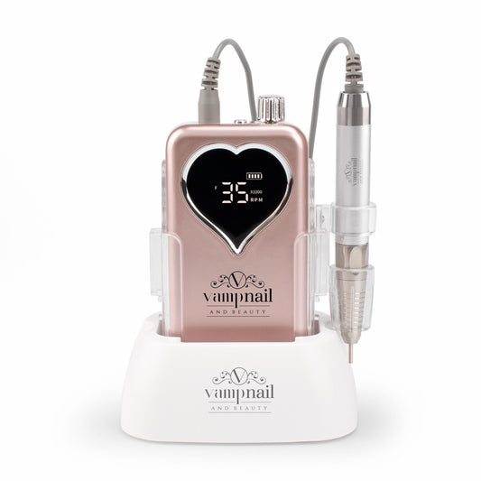 Professional 85W Brushless Portable E-File 35,000RPM - Rose Gold
