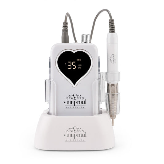 Professional 85W Brushless Portable E-File 35,000RPM - White