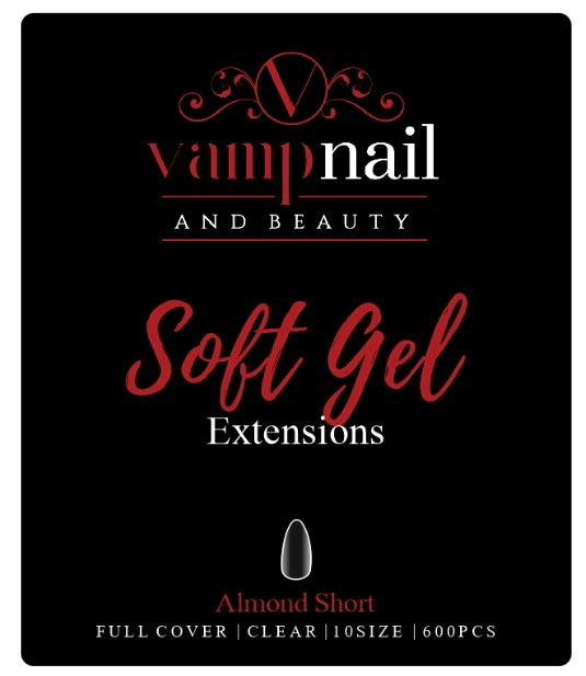 Soft Gel Tips - Almond Short