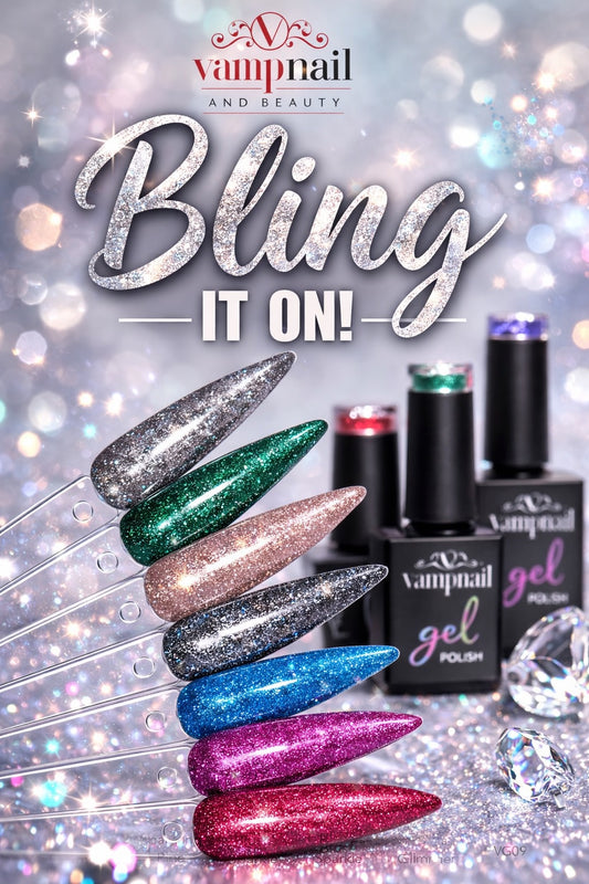 Vamp Gel Bling It On Glitter Collection