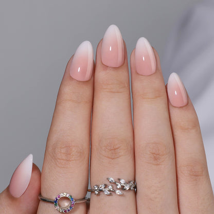 Ombre Blanc Classic - Press on Gel Nails