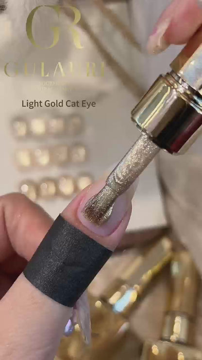 Gulauri Light Gold Cats Eye Gel 3 pack