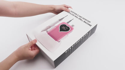 Professional 85W Brushless Portable E-File 35,000RPM - Silver